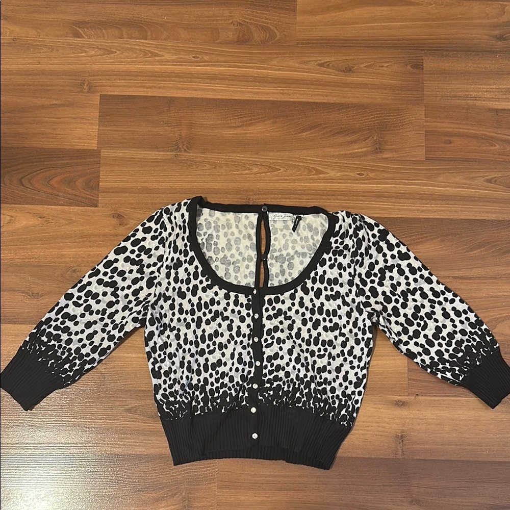 Black and White Cardigan